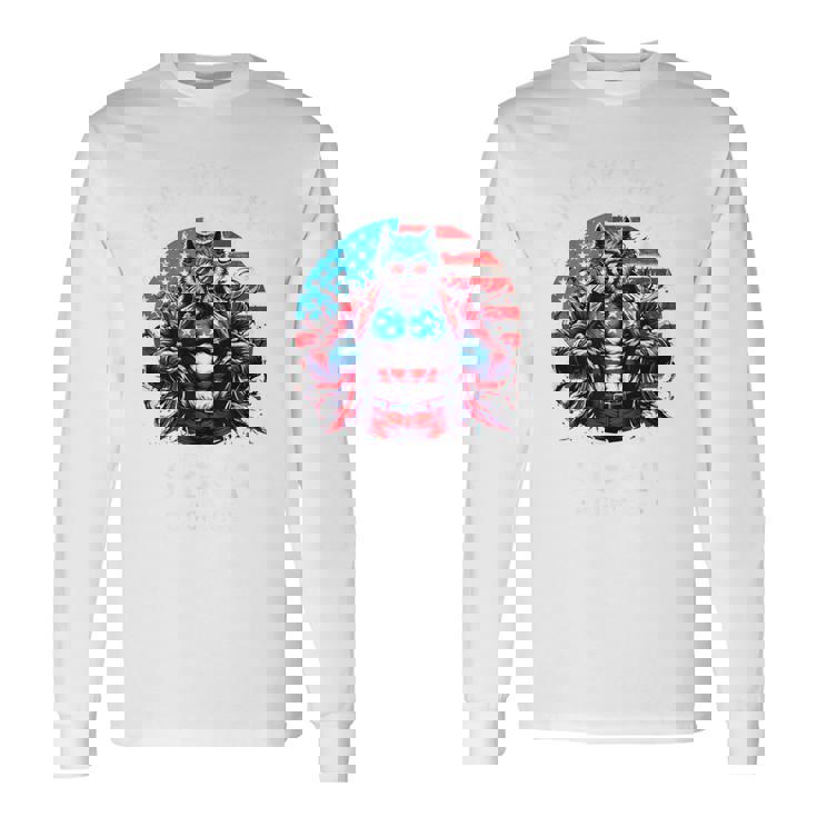 American Werewolfigma シャツ 面白い クリンジ 狼 ブレイン 長袖Tシャツ