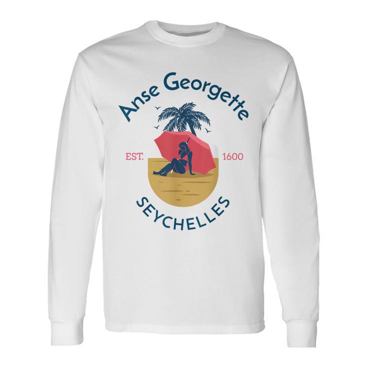 Anse Georgette Praslineychelles T-shirt à manches longues