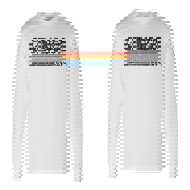 Arの故郷の誇りをこのレトロな70年代80年代でギブソンに見せましょう 長袖Tシャツ