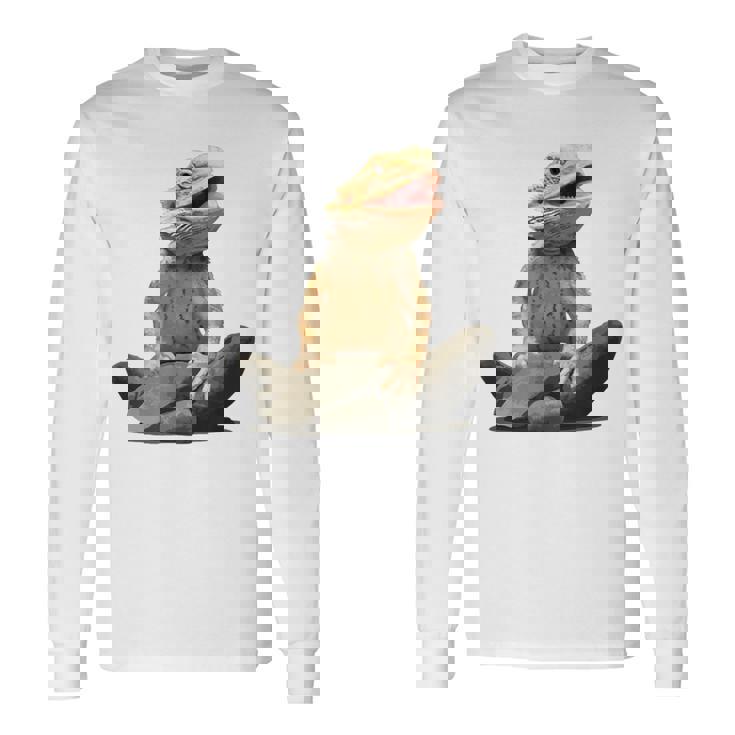 Bearded Dragon Youth Gecko Lizard Animal 長袖Tシャツ ギフトのアイデア