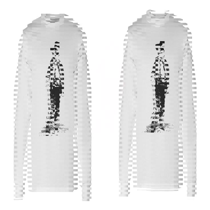 Billy Kid ガンスリンガー ガンファイターヒストリーワイルドウェストギフト 長袖Tシャツ ギフトのアイデア