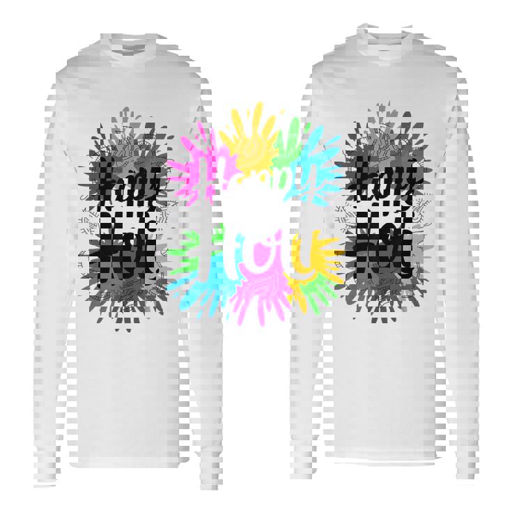 Bura Na Mano Holi Hai India Hindu Colors Happy Holi Festival 長袖Tシャツ