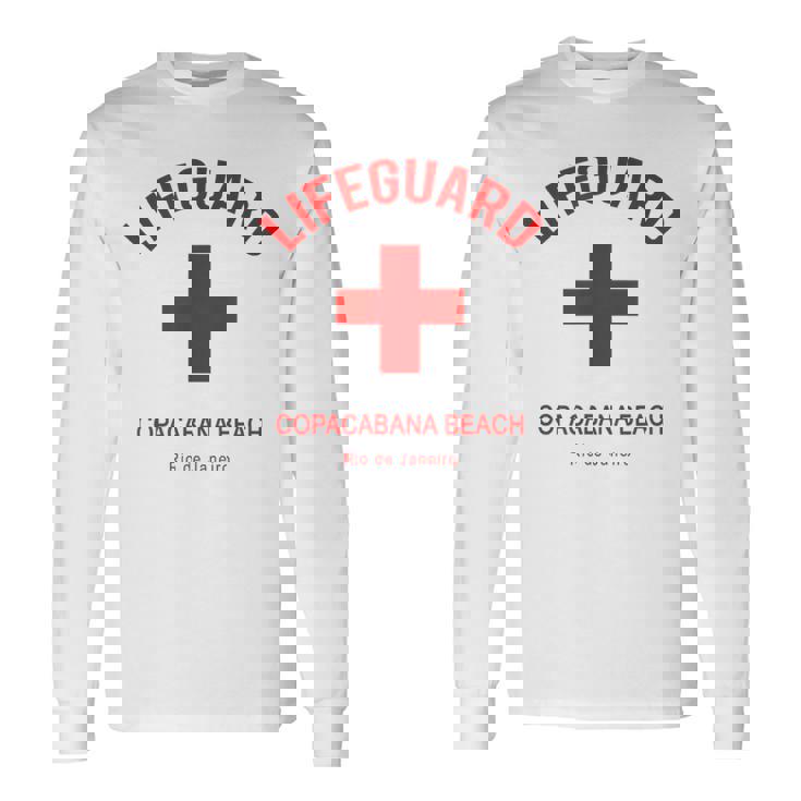 Copacabana ビーチライフガード 長袖Tシャツ ギフトのアイデア
