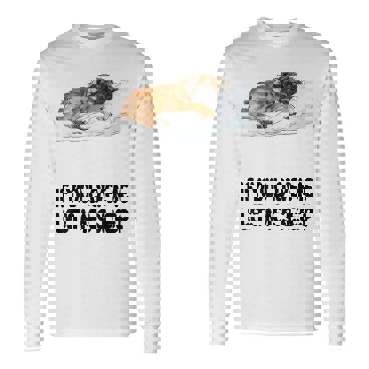 Cute Leonberger If You Love Me Let Meleep パジャマ 長袖Tシャツ ギフトのアイデア