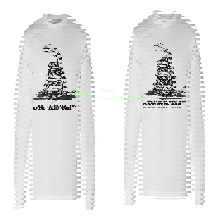 Don't Tread On Me 2Nd Amendment 愛国心が強いノベルティアイテム 長袖Tシャツ
