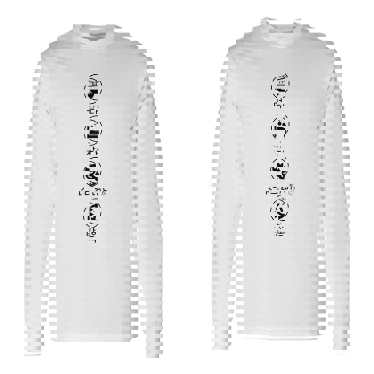 Eatleep 韓国ドラマリピート、ハングル-K-ドラマ 長袖Tシャツ