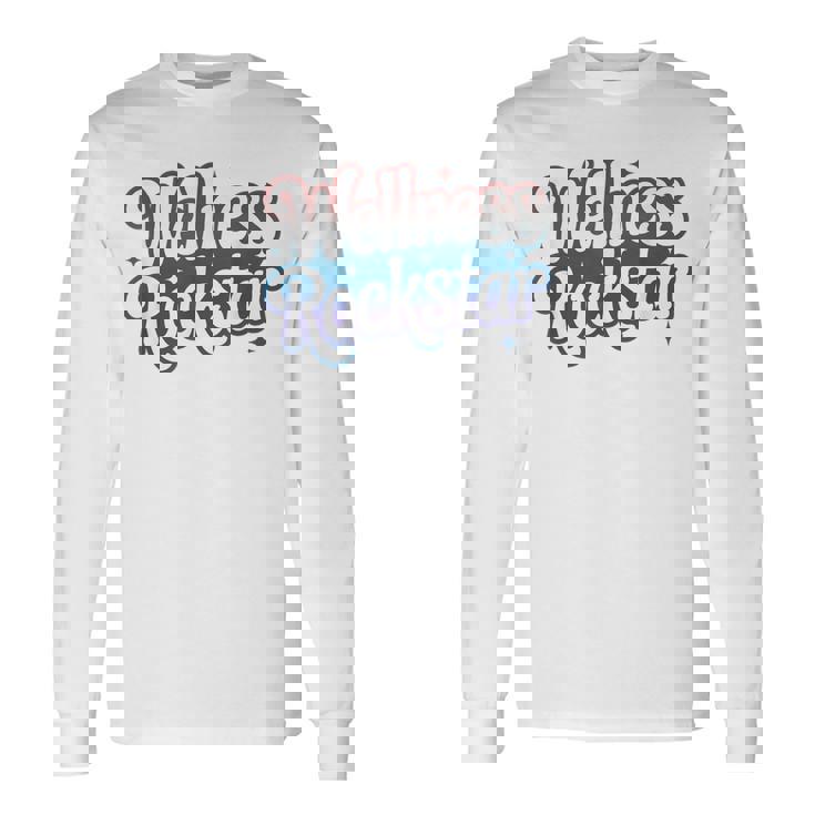 Epic Team Wellness Rockstarquad ヨガクラス フィットネス 長袖Tシャツ