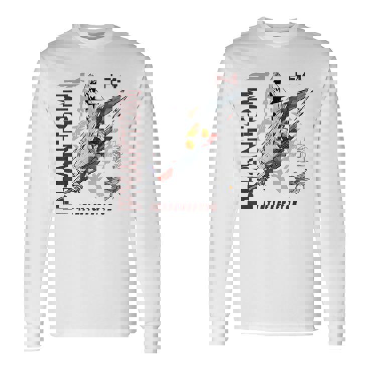 F-4 Phantom Ii ジェットグラフィック 長袖Tシャツ ギフトのアイデア
