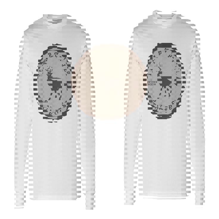 Flambeau Rivertate Forest Wisconsin Wi アウトドア 鹿 長袖Tシャツ