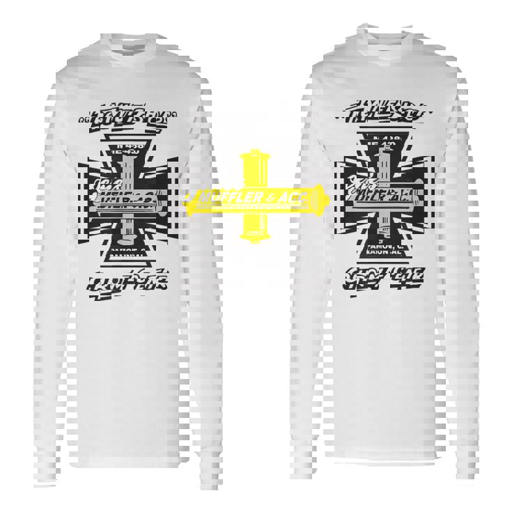 Gene's Mufflers アイアンクロス 長袖Tシャツ