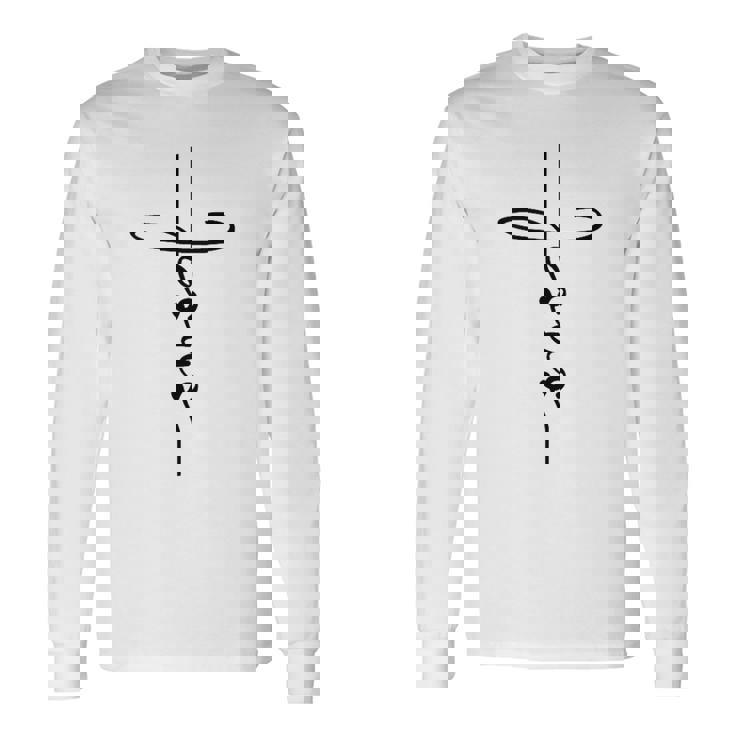 God Faith Jesus Cross Jesus クロス スマホケース Jesus 長袖Tシャツ
