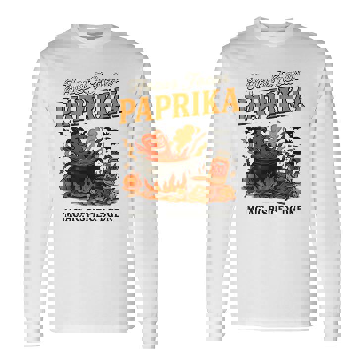 Halloween Spice Condiment Costume Hocus Focus Paprika Long Sleeve T-Shirt