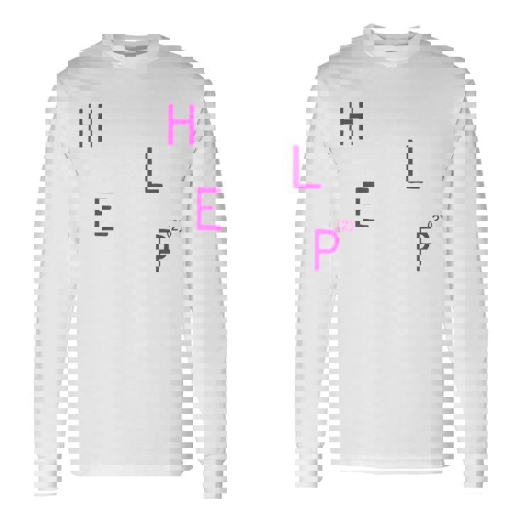 Help2 長袖Tシャツ