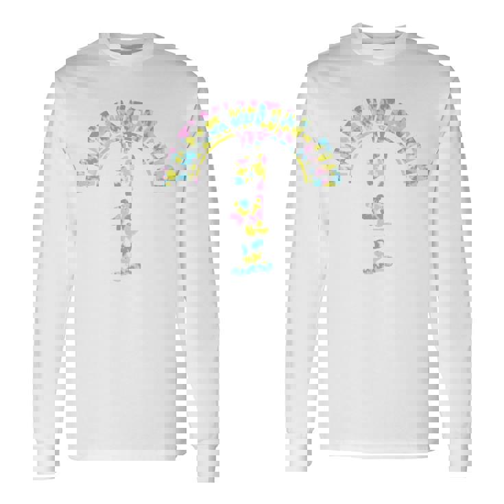 Itfテコンドー-夏のレインボータイダイを行う 長袖Tシャツ