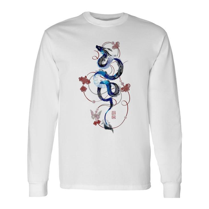 Japonais Esthétique Dragon Tokyo Japon Manga Anime Asiatique 80'S T-shirt à manches longues