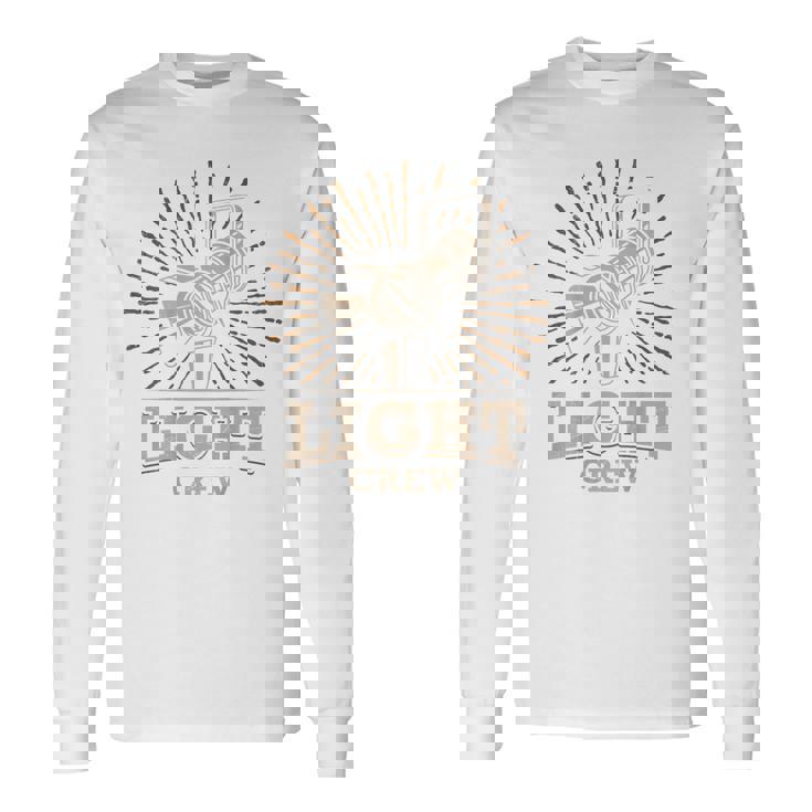 Light Crew シアターライティングテクニシャン ステージライティング 長袖Tシャツ