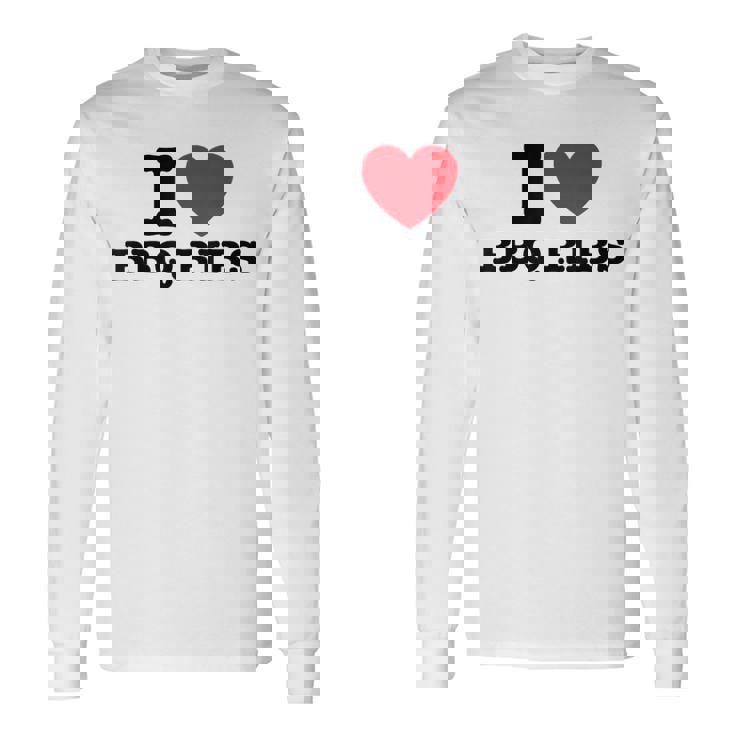 I Love Bbq リブ 長袖Tシャツ
