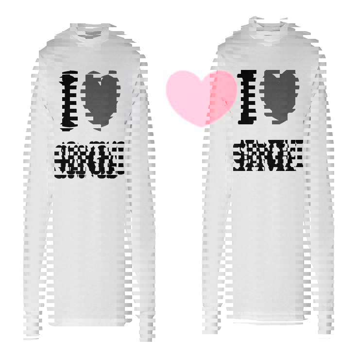 I Lovehanghai アイ・ラブ・シャンハイ 長袖Tシャツ