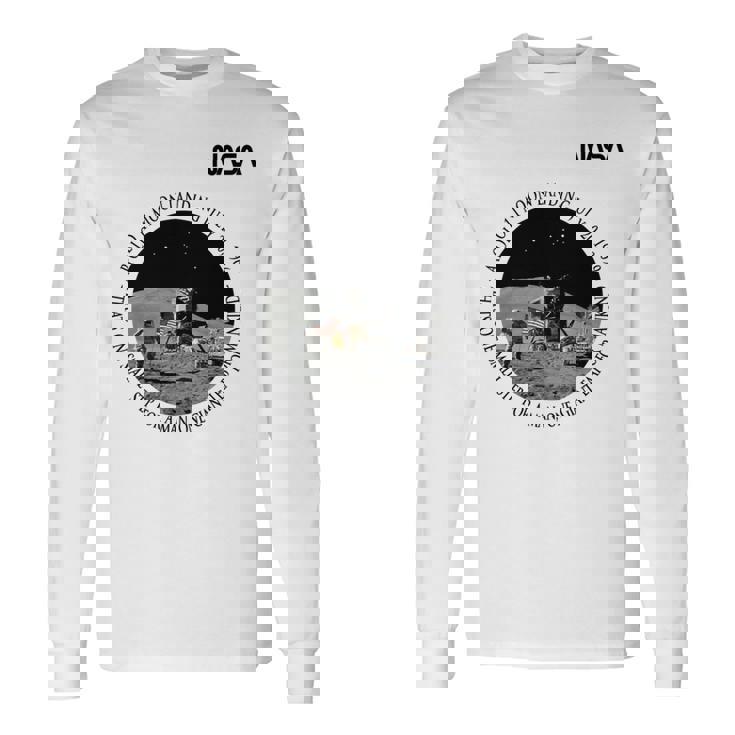 Nasa アポロ11号 月面着陸 1969年7月20日 長袖tシャツ 長袖Tシャツ