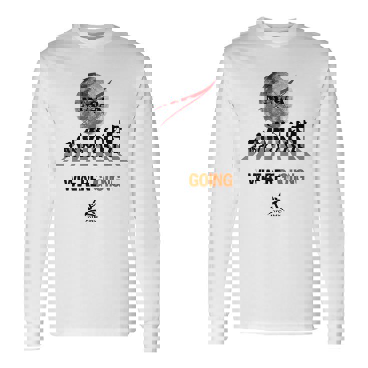 Nasaアルテミス計画 人類の進化 長袖Tシャツ