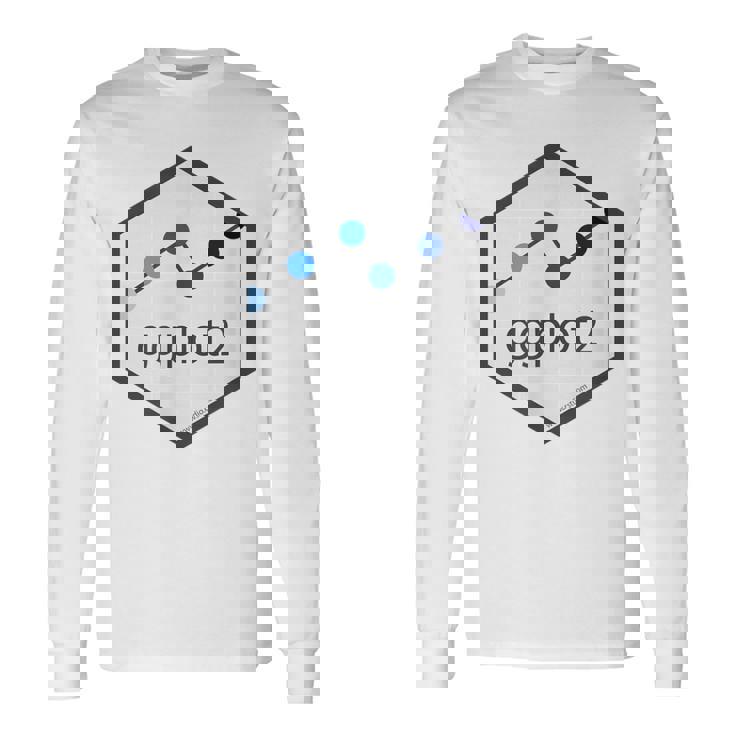 R Programming Ggplot2 六角tシャツ Rstudio Tidyverse Rstats 長袖Tシャツ