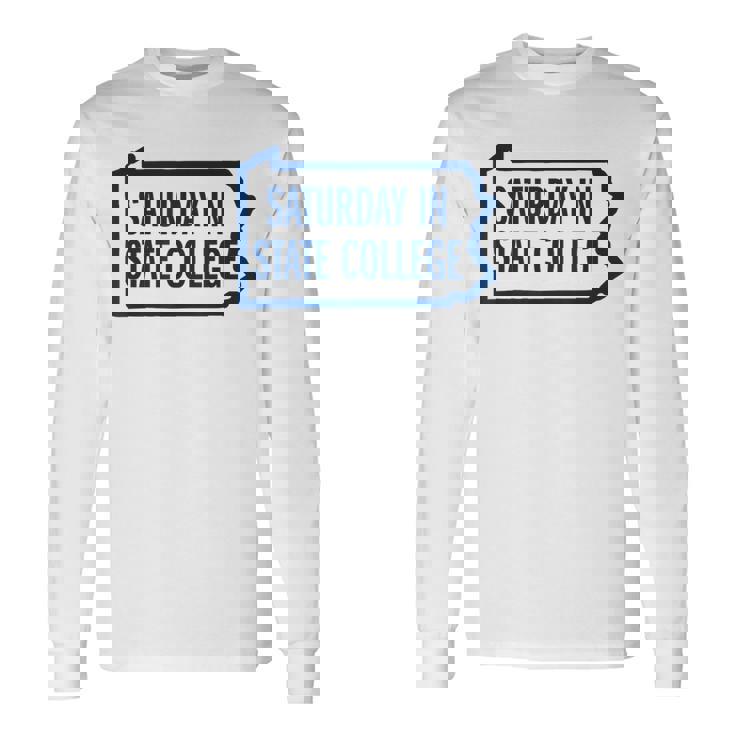 Saturday Intate College Pa Is For Football 長袖Tシャツ ギフトのアイデア