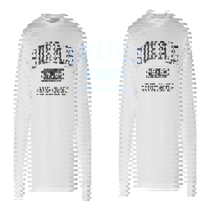 Sioux Falls South Dakota SD Vintage Established Tank Top Long Sleeve T-Shirt