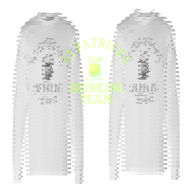 St Patrick Day セント・パトリックス・デー コスチューム ビール アイリッシュ Drinking Team 長袖Tシャツ