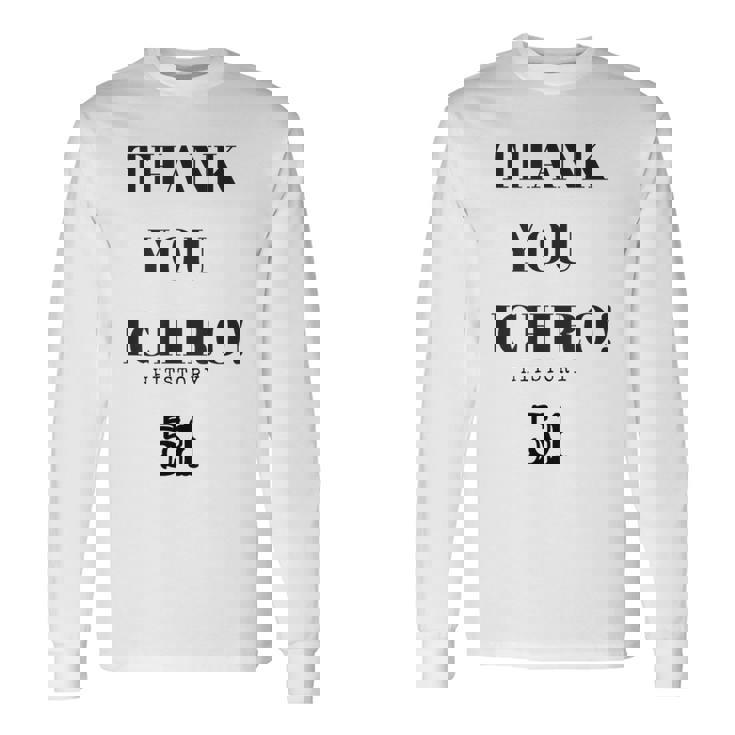 Thank You Ichiro Hitstory 51 外野手 野球選手 長袖Tシャツ