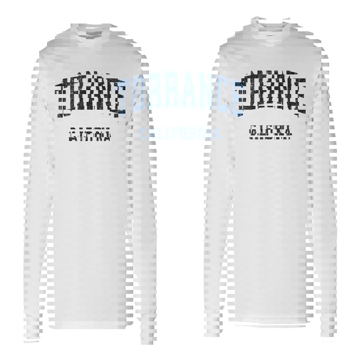 Torrance California Ca ビンテージ アスレチック スポーツデザイン 長袖Tシャツ