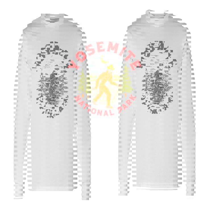 Yosemite National Park Ranger Bigfoot 80Sasquatch 長袖Tシャツ