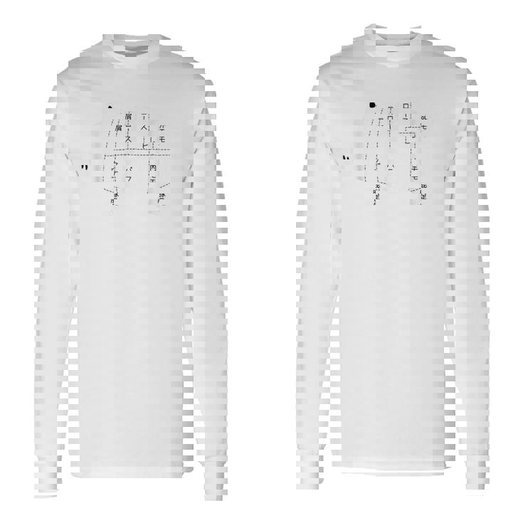 【豚肉部位】肉の部位 とんかつ 定食 部位 豚 ぶた カツ丼 しゃぶしゃぶ すき焼き おもしろ 面白い ネタ ウケ狙い 長袖Tシャツ