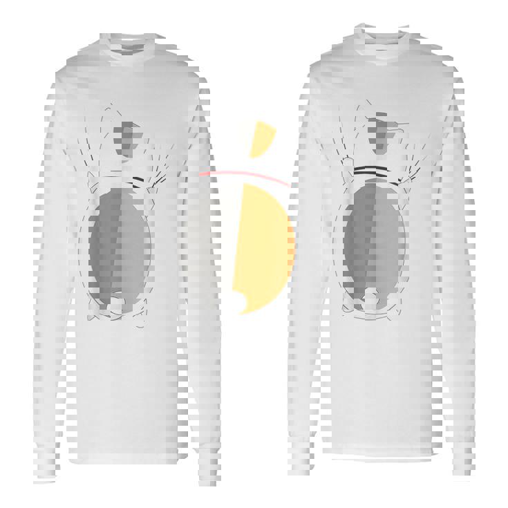 おもしろ猫ニャンコ先生 長袖Tシャツ