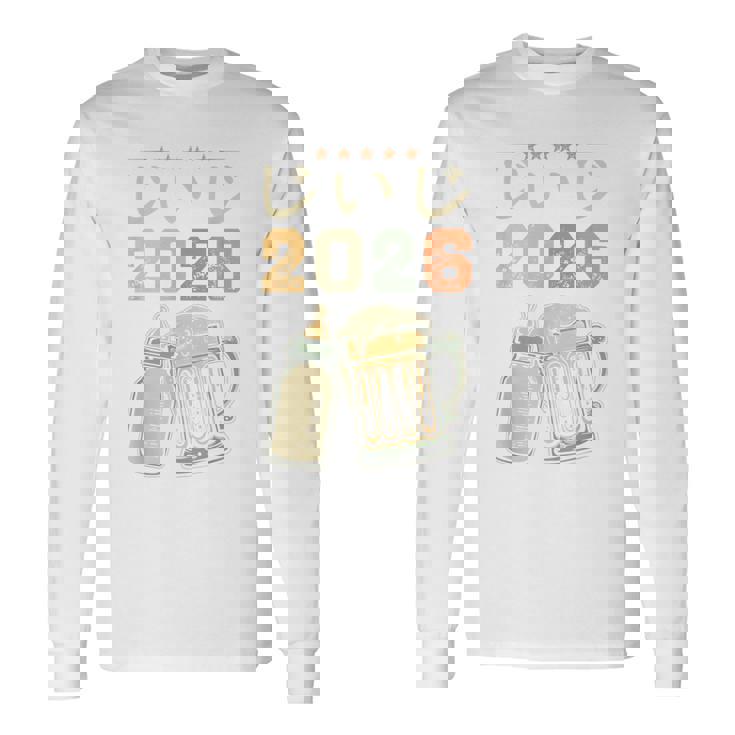 じいじ2026・今おじいちゃんです・おじいちゃんになりました・ベビーのお知らせ 長袖Tシャツ