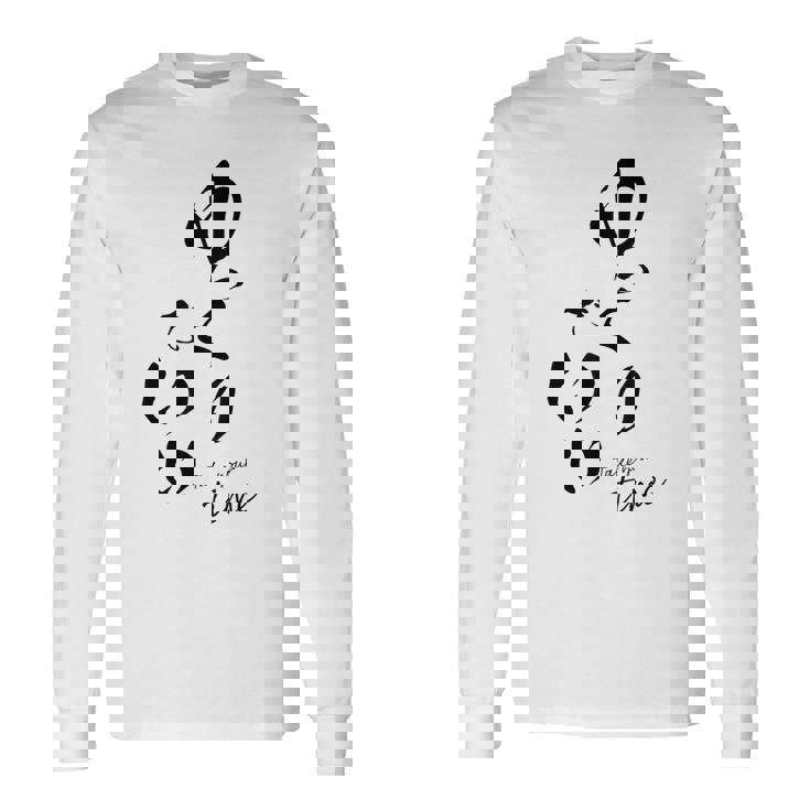 ゆっくりでいい 筆文字 ポジティブ 日本語 メッセージ 和モダン デザイン ギフト 雑貨 文字 長袖Tシャツ ギフトのアイデア