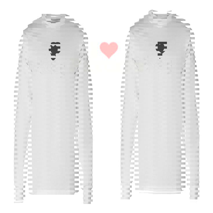 アイラブハートパタヤタイランド 長袖Tシャツ