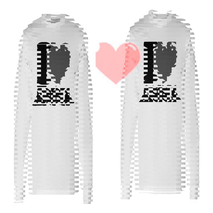 アイ・ラブ・アンナ 長袖Tシャツ ギフトのアイデア