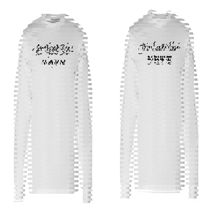 アム・イスラエル・チャイ-ユダヤ人の統一イスラエルのヘブライ語表現 長袖Tシャツ