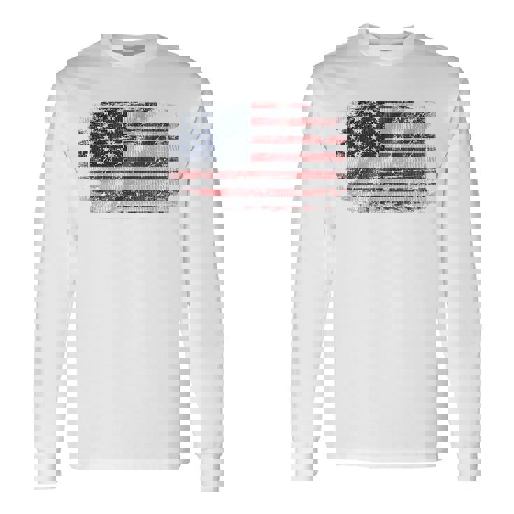 アメリカ国旗 アメリカ 星条旗 Usa Flagtars Andtripes 長袖Tシャツ