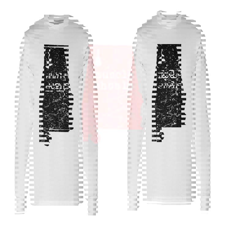 アラバママップ マッスルショールズ 録音 キャピタルロック グラフィック 長袖Tシャツ