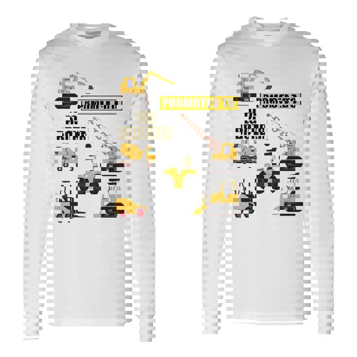 キッズ Big Brother ブルドーザーフォークリフトショベルに昇進。 長袖Tシャツ