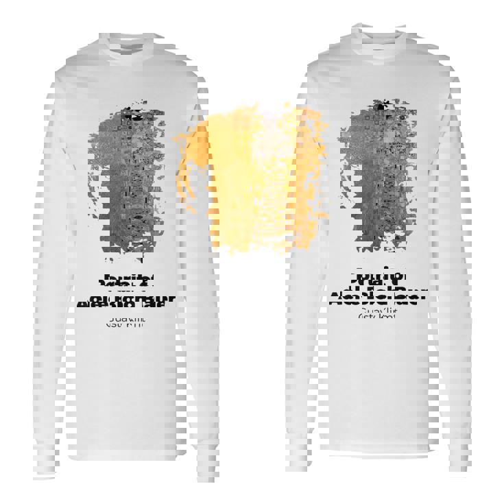 グスタフ・クリムト作 アデル・ブロッホバウアー・グランジの肖像 長袖Tシャツ