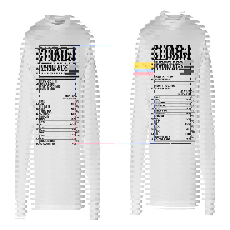 コロンビア 栄養成分 食品 カミセタ コミダ コロンビア 長袖Tシャツ