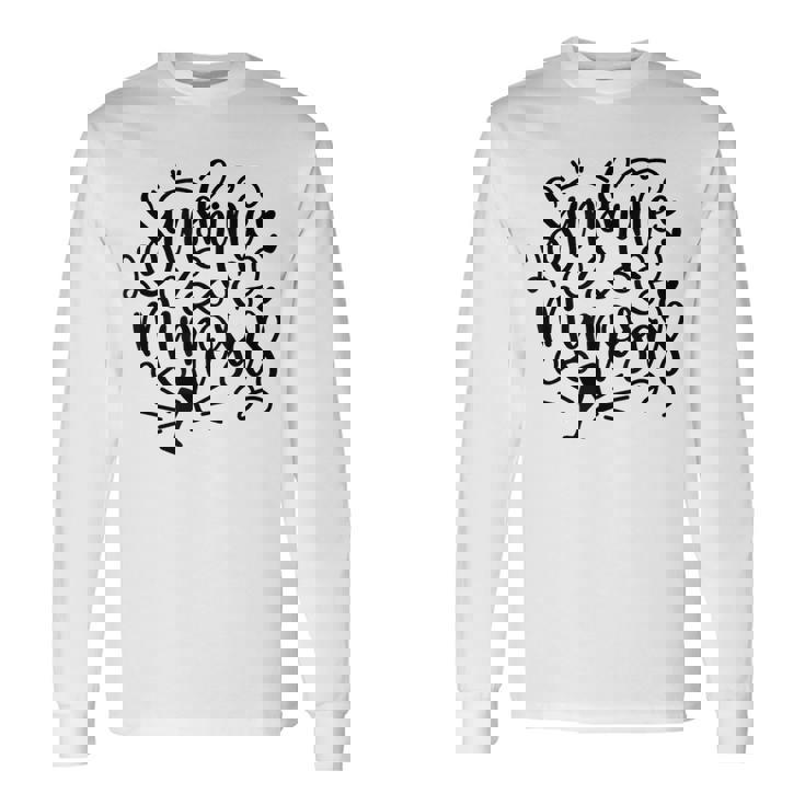 サンシャインアンドミモザビーチサマー 長袖Tシャツ