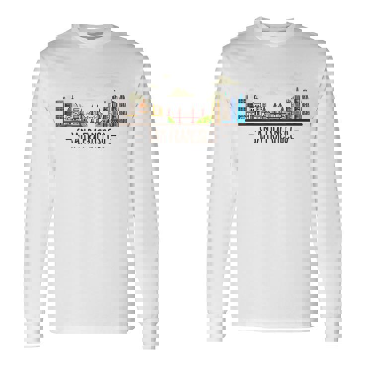 サンフランシスコカリフォルニアアメリカ合衆国-お土産 Usa 長袖Tシャツ