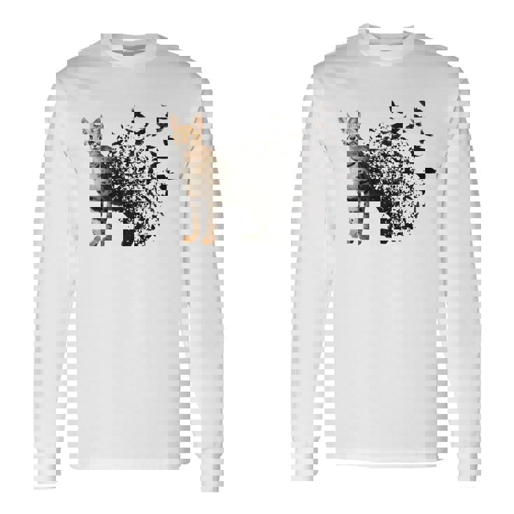 サーバルキャット 長袖tシャツ 長袖Tシャツ