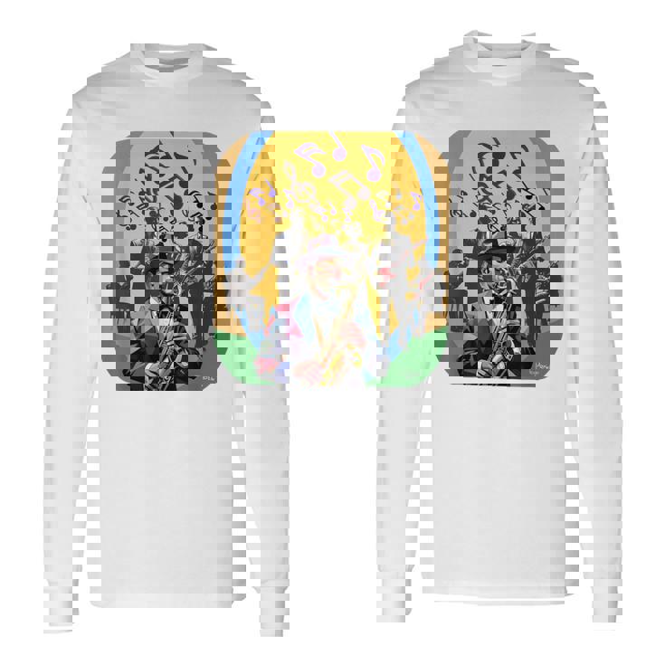 ジャズは 長袖Tシャツ