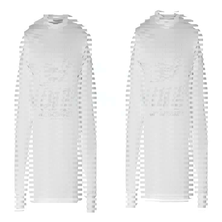 スカイダイブ・アイ・キャン・フライあなたのスーパーパワーって何？ 長袖Tシャツ