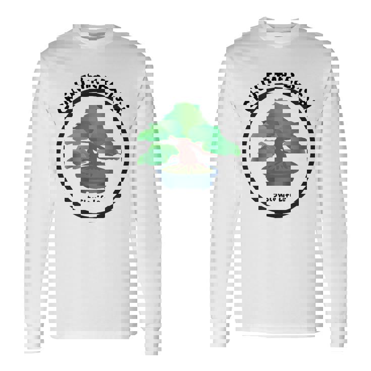 チルタイム盆栽 長袖Tシャツ ギフトのアイデア