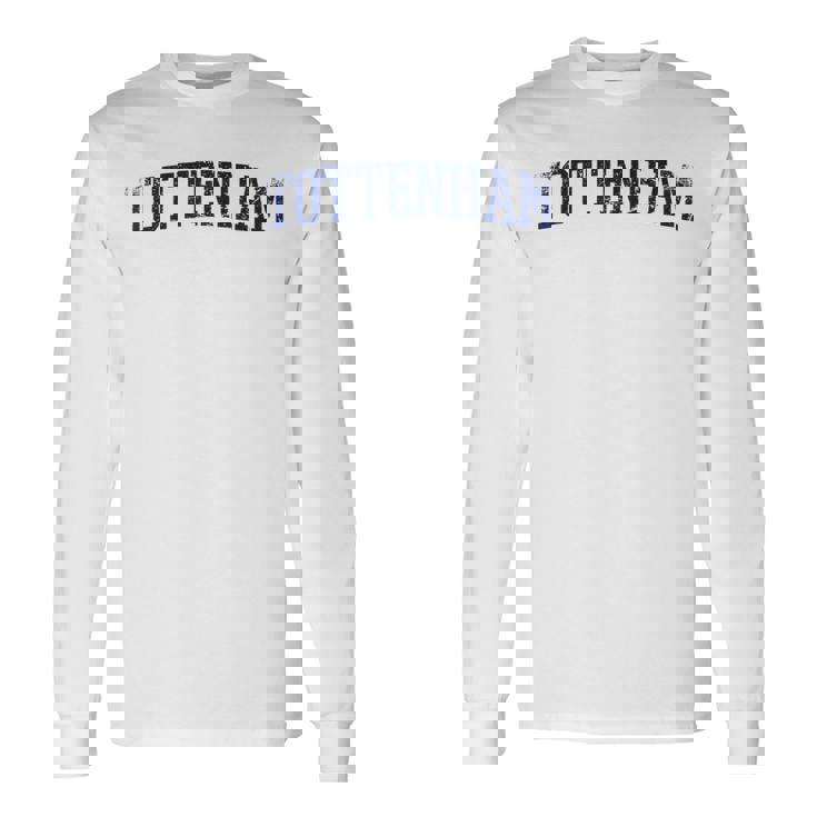 トッテナム N ロンドン スローバックデザイン ヴィンテージで着用されたクラシック 長袖Tシャツ